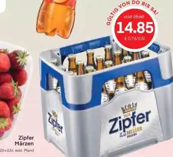 MPreis Zipfer Märzen 20x0.51, exkl. Pfand Angebot