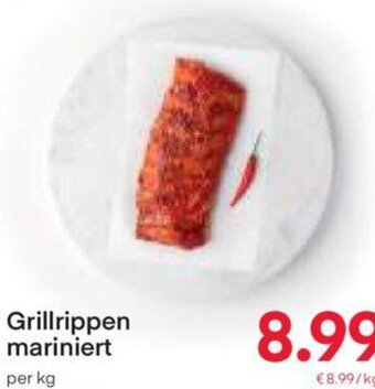MPreis Grillrippen mariniert per kg Angebot