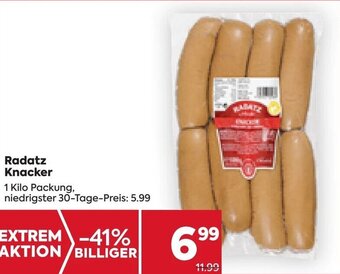 Billa Radatz Knacker 1 Kilo Packung Angebot