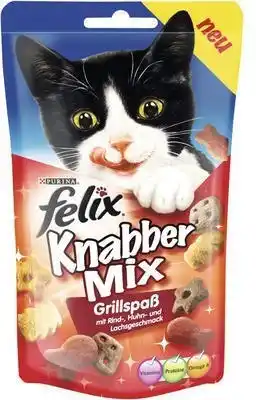 Katzensnack felix knabbermix grillspaß 60 g