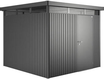 Hornbach Gerätehaus biohort highline h4 254 x 254 cm dunkelgrau-metallic Angebot