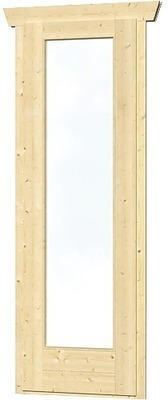 Hornbach Einzelfenster für gartenhaus 28 mm skan holz 67x198 cm, natur Angebot