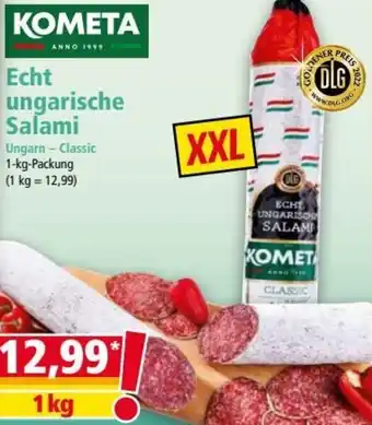 Norma KOMETA ungarische Salami Ungarn - Classic 1-kg-Packung (1 kg = 12,99) Angebot