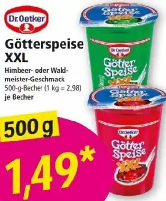 Norma Dr.Oetker Götterspeise XXL 500 g Angebot