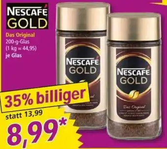 Norma NESCAFE GOLD Das Original 200-g-Glas Angebot