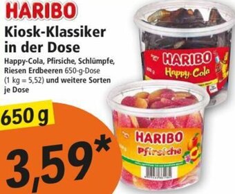 Norma HARIBO Kiosk-Klassiker in der Dose 650 g Angebot