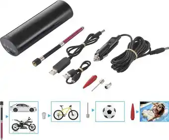 Conrad Akku-kompressor ap-111 10.34 bar mit powerbank-funktion, automatische abschaltung, digitales display, mit arbeitslampe Angebot