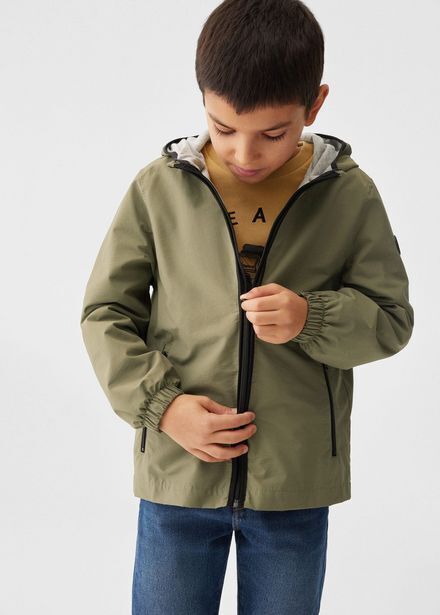 Mango Baumwollparka mit kapuze Angebot