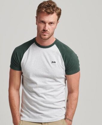 Superdry Organic cotton essential logo baseball t-shirt Angebot