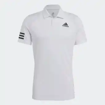 Tennis club 3-streifen poloshirt