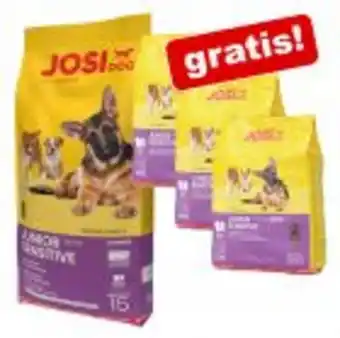 Zooplus 15 kg + 3 x 900 g gratis! 17,7 kg josidog trockenfutter Angebot