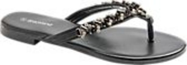 Deichmann Zehentrenner in schwarz Angebot