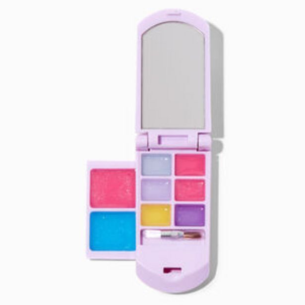 Claire's Claire's club purple butterfly bling flip phone lip gloss set Angebot
