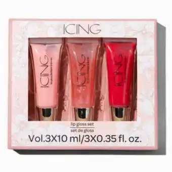 Claire's Glossy spring lip gloss set - 3 pack Angebot