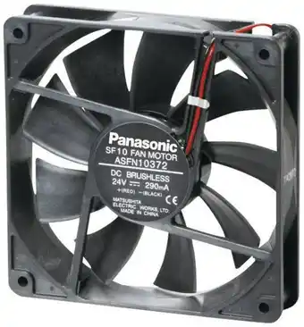 Conrad Panasonic asfn10b92 axiallüfter 24 v/dc 184.2 m³/h (l x b x h) 120 x 120 x 38 mm Angebot
