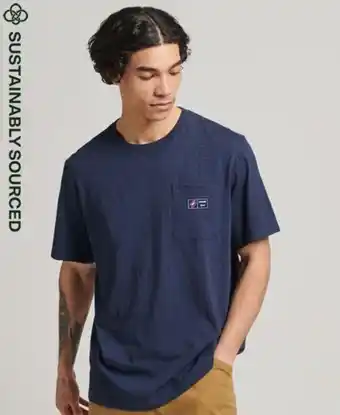 Superdry Organic cotton s logo pocket t-shirt Angebot
