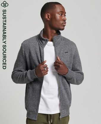 Superdry Organic cotton vintage logo zip track top Angebot