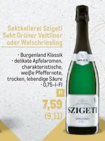 Metro Sektkellerei Szigeti Sekt Grüner Veltliner oder Welschriesling Angebot
