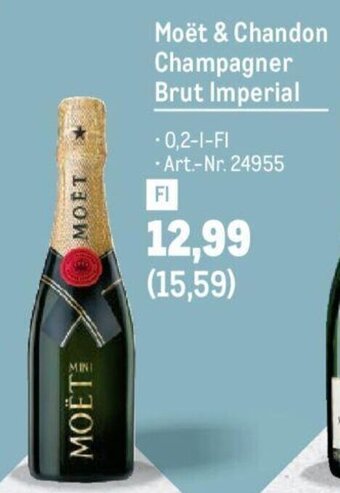 Metro Moët & Chandon Champagner Brut Imperial Angebot