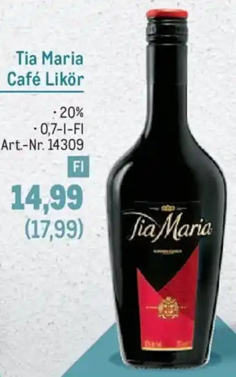 Metro Tia Maria Café Likör Angebot