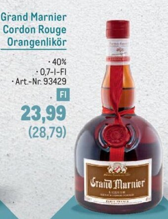 Metro Grand Marnier Cordon Rouge Orangenlikör Angebot