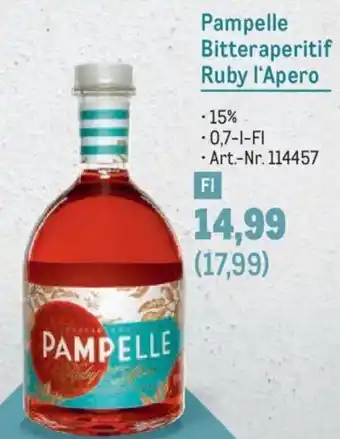 Metro Pampelle Bitteraperitif Ruby l'Apero Angebot