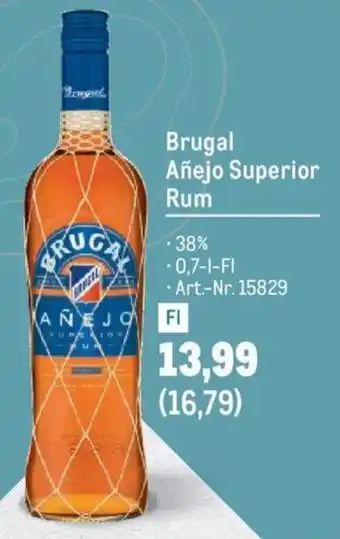 Metro Brugal Añejo Superior Rum Angebot