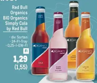 Metro Red Bull Organics BIO Organics Simply Cola by Red Bull Angebot