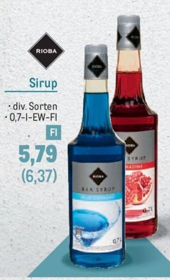 Metro Sirup Angebot