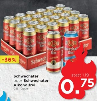 Unimarkt Schwechater oder Schwechater Alkoholfrei 0,5 I-Dose Angebot