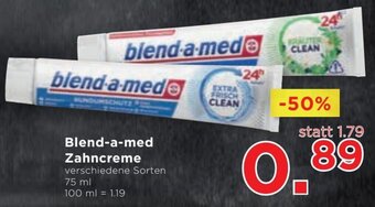 Unimarkt Blend-a-med Zahncreme verschiedene Sorten 75 ml Angebot
