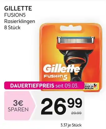 Bipa GILLETTE FUSION5 Rasierklingen Angebot