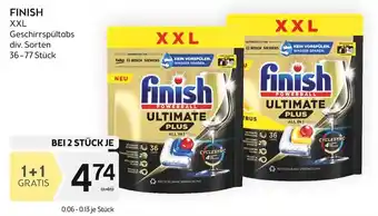 Bipa FINISH XXL Geschirrspültabs div. Sorten 36-77 Stück Angebot