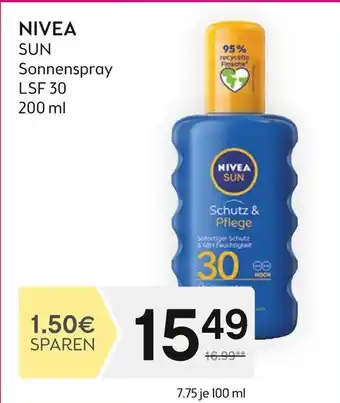 Bipa NIVEA SUN Sonnenspray LSF 30 Angebot