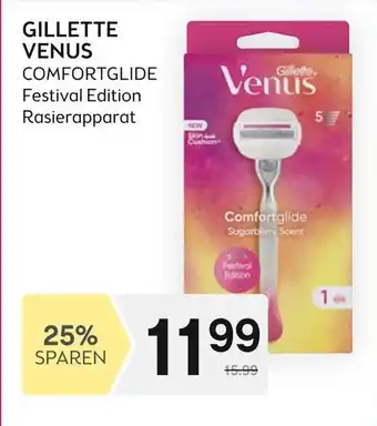 Bipa GILLETTE VENUS COMFORTGLIDE Festival Edition Rasierapparat Angebot