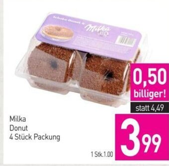 Sutterlüty Milka Donut 4 Stück Packung Angebot