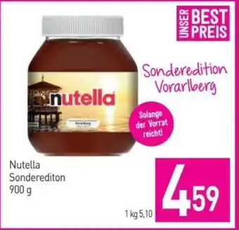 Sutterlüty Nutella Sonderediton 900g Angebot