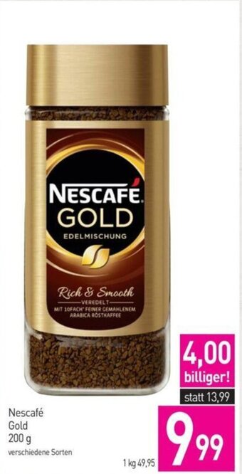 Sutterlüty Nescafé Gold 200 g verschiedene Sorten Angebot