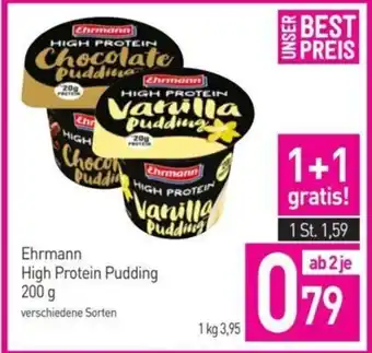 Sutterlüty Ehrmann High Protein Pudding 200 g verschiedene Sorten Angebot