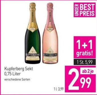 Sutterlüty Kupferberg Sekt 0,75 Liter verschiedene Sorten Angebot
