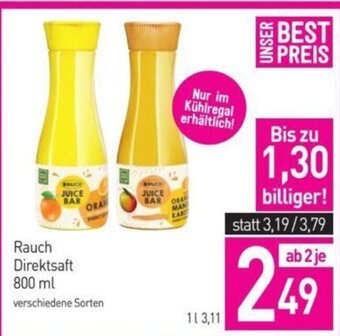 Sutterlüty Rauch Direktsaft 800 ml Angebot