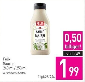 Sutterlüty Felix Saucen 240 ml / 250 ml Angebot