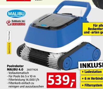Bauhaus MALIBU Poolroboter MALIBU 4.0 Angebot