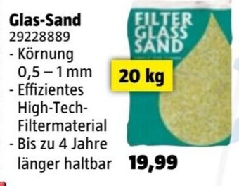 Bauhaus Glas-Sand Angebot
