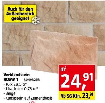 Bauhaus Verblendstein ROMA 1 Angebot