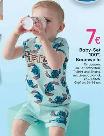 Pepco Baby-Set 100% Baumwolle für Jungen, im Set enthalten: T-Shirt und Shorts, mit Lizenzaufdruck Angebot