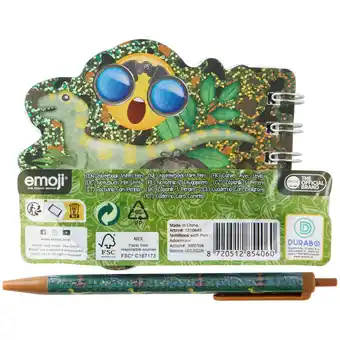 Action Emoji notizbuch mit kugelschreiber Angebot