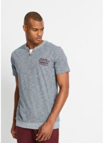 Bonprix Henleyshirt, kurzarm mit komfortschnitt Angebot