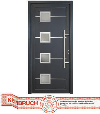 Hornbach Haustür signum modell 1 rc2 aluminium weiß/titan 80x206 cm din rechts Angebot