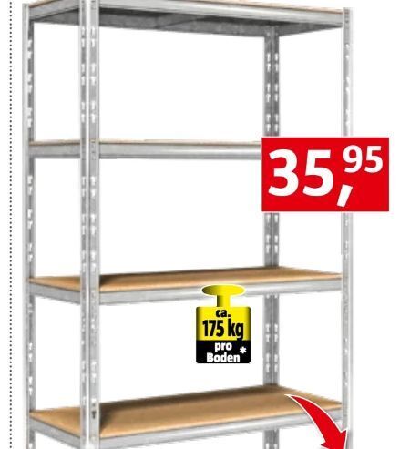 Bauhaus Schwerlastregal werktisch Angebot